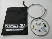 Venhill emergency cable repair kit with misc. fittings for roadside brake throttle clutch repair
