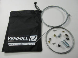 Venhill cable repair kit with misc. fittings for roadside control brake throttle clutch repair