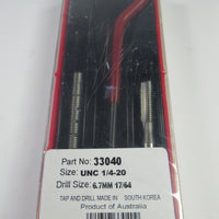 UNC 1/4 x 20 tpi Thread repair kit Triumph Norton BSA 1969 70 71 72 73 74 75 76 77 Recoil