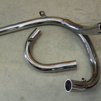 BSA siamese exhaust pipe set low A65LC 1963 64 65 66 67 68 69 70