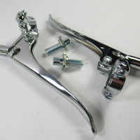 Lever set for 7/8" handlebars blade end chrome with adjuster Triumph 6T 18/999