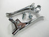 Lever set for 7/8" handlebars blade end chrome with adjuster Triumph 6T 18/999