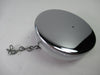 Triumph gas tank cap chrome flat top with safety chain Ceandess UK 82-3219