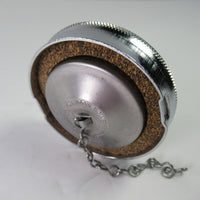 Triumph gas tank cap chrome flat top with safety chain Ceandess UK 82-3219