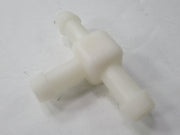1/4" Fuel T white polyurethane fuel barb Tee motorcycle automotive gas line