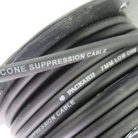 Packard Silicone Suppression Cable Black Spark Plug Wire 7mm Low Ohm By Foot