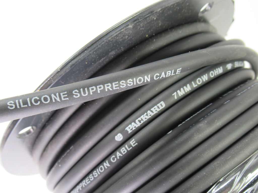 Packard Silicone Suppression Cable Black Spark Plug Wire 7mm Low Ohm By Foot