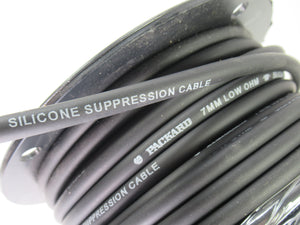 Packard Silicone Suppression Cable Black Spark Plug Wire 7mm Low Ohm By Foot