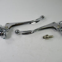 BTE Barnett 7/8" Brake and clutch lever set ball end NOS chrome USA Made