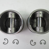 Triumph pre-Unit 500 plus 20 .020 over piston set with rings GPM 63.5MM T500