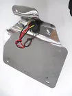 License plate bracket taillight Triumph BSA Chopper bobber motorcycle stainless