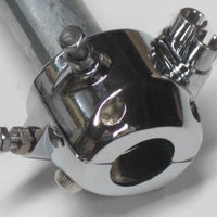 TRIUMPH 7/8" Dual pull Throttle polished chrome BSA Bonneville T120 2 carb