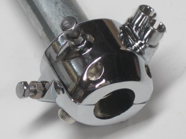 TRIUMPH 7/8" Dual pull Throttle polished chrome BSA Bonneville T120 2 carb