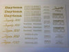 decal sheet Triumph unit 500 Daytona Tiger Trophy GOLD Waterslide T100 Sports