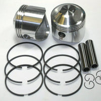 TRIUMPH Big bore piston set 650 to 750 STD Aerco UK Made Hastings rings standard