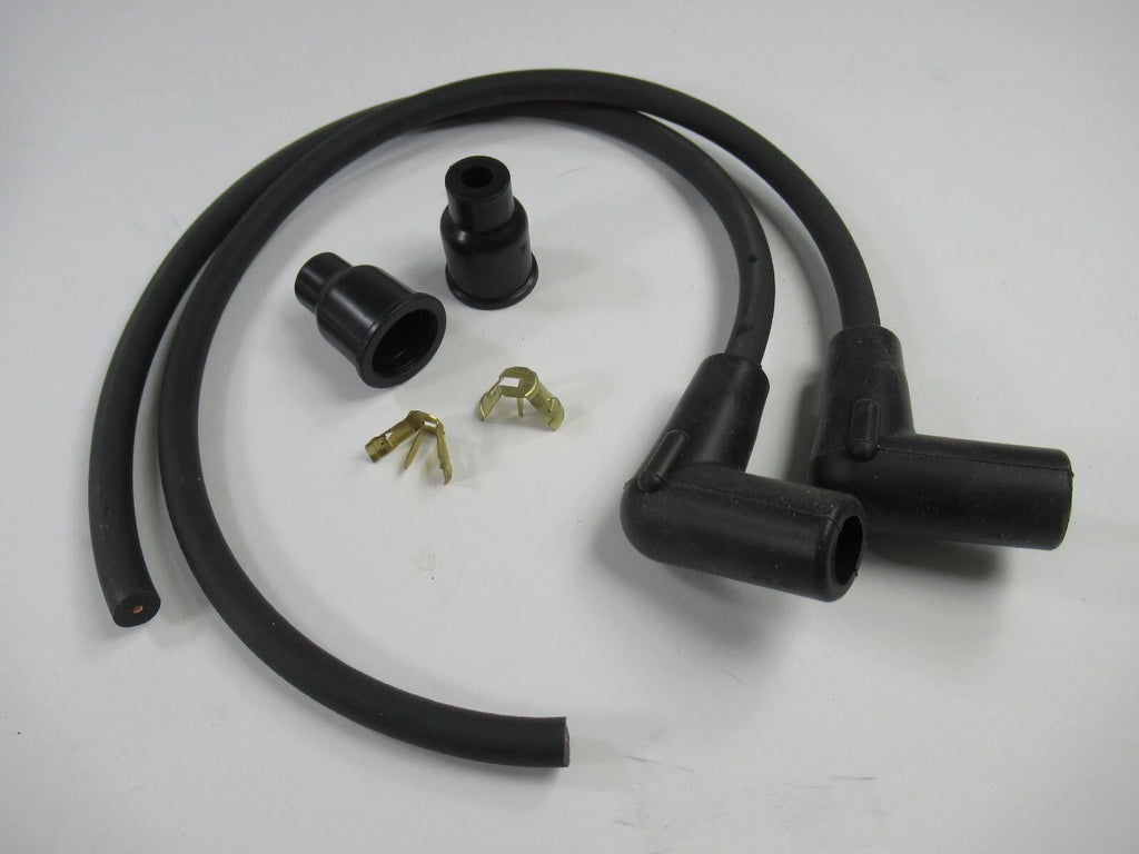 Copper spark plug wire set Mag magneto Triumph pre-unit T120 6T T110 500 650 PU