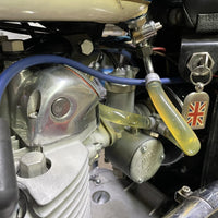 Triumph fuel line assembly 500 twin carb monoblock T100R Daytona up to 1967