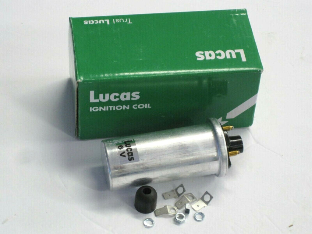 Lucas 45275 copy ignition coil Triumph Norton BSA 6v Genuine green box