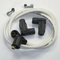 Joe Hunt mag magneto spark plug wires White copper core Triumph BSA 50"
