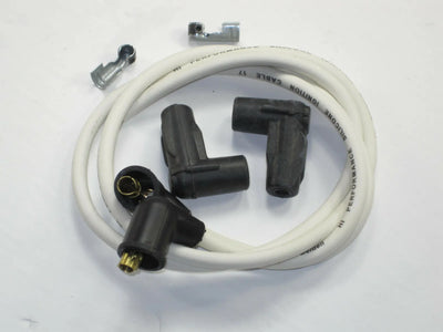 Joe Hunt mag magneto spark plug wires White copper core Triumph BSA 50