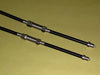 Triumph T140 throttle cables 1 - 2 set 60-0733 60-7001 244/104 Bonneville 45"