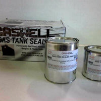 Caswell Black Gas Tank Sealer repair kit motorcycles up to 10 gallon
