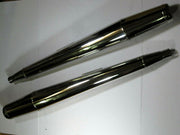 Triumph muffler set 71-4159 71-3999 T140 T150 TR7 1973 & up 1 3/8" inlet