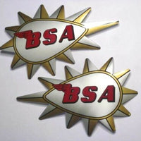 BSA Hornet gas tank decals die-cut 68-8102/3 A65H decal set UK Made