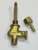 Brass push pull petcock Petrol tap 1/8" GAS x 7/16" outlet with filter BSA AJS