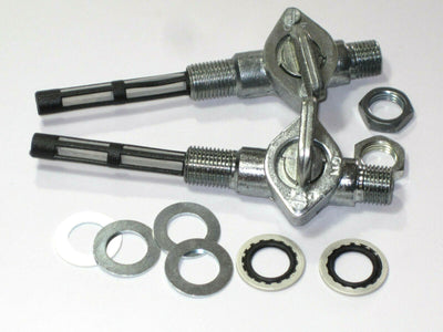 Fuel valve set British Straight Pipe Standard petcock 1/4