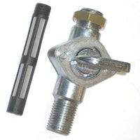 Fuel valve set British Straight Pipe Standard petcock 1/4" BSP Triumph Norton