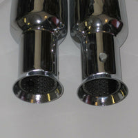 Cocktail shaker mufflers straight megaphone 1 3/4" Triumph 650 UK Made Bell End