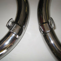 Triumph exhaust header pipes 1958 & 59 T110 TR6 T120 NEW UK Made 70-3628 70-3632  * !