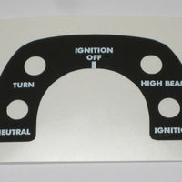 06-5722 Norton instrument panel decal 850 1975 MKIII MK3 console UK Made