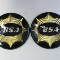 BSA tank badges Gold star black 65-8228 68-8087 68-8116 * !