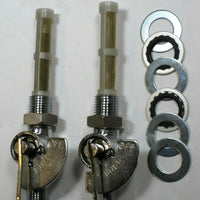 Triumph petcock set 60-4512 60-4511 with seals and washers