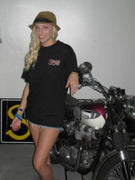 Steadfast Cycles Kneeslider XL shirt Cafe Racer British biker motorcycle tshirt