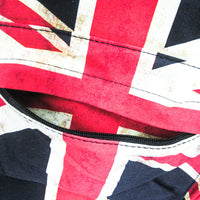 Union Jack British Flag Distressed Backpack England UK canvas back pack