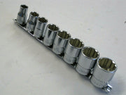 Koken socket set 1/2" drive 8 PIECE 12 point Whitworth British Standard tools * !