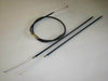 Air cable choke cables set Amal Triumph Norton BSA dual carb set