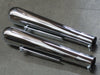 1 3/4" inlet smoothy mufflers exhaust tips Triumph Norton BSA Custom Motorcycle *