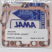 Amal MK2 MKII float bowl gasket UK Made 2622/070