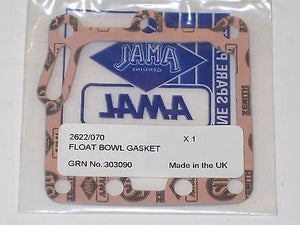 Amal MK2 MKII float bowl gasket UK Made 2622/070