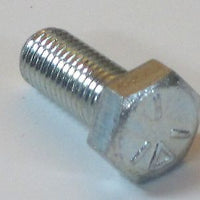 hex head bolt 5/16 x 24 x 1" long SAE screw clear zinc plated grade 5 1969 & up