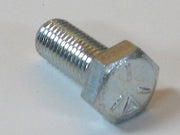 hex head bolt 5/16 x 24 x 1" long SAE screw clear zinc plated grade 5 1969 & up