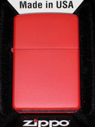 Zippo cigarette lighter Regular Red Matte Made in USA United States NEW