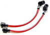 Red Spark Plug Wires copper core wire set Triumph T120 TR6 T100 unit 650 500