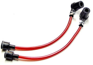 Red Spark Plug Wires copper core wire set Triumph T120 TR6 T100 unit 650 500