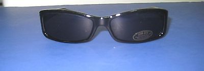 Square Rocker sunglasses black  frame dark tinted lenses Hipster sun glasses