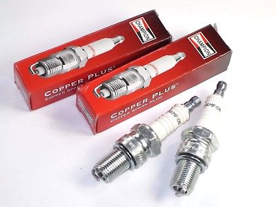 Triumph 650 500 Twin Spark plugs Champion T120 T100 6T TR6 N3C ignition plug set